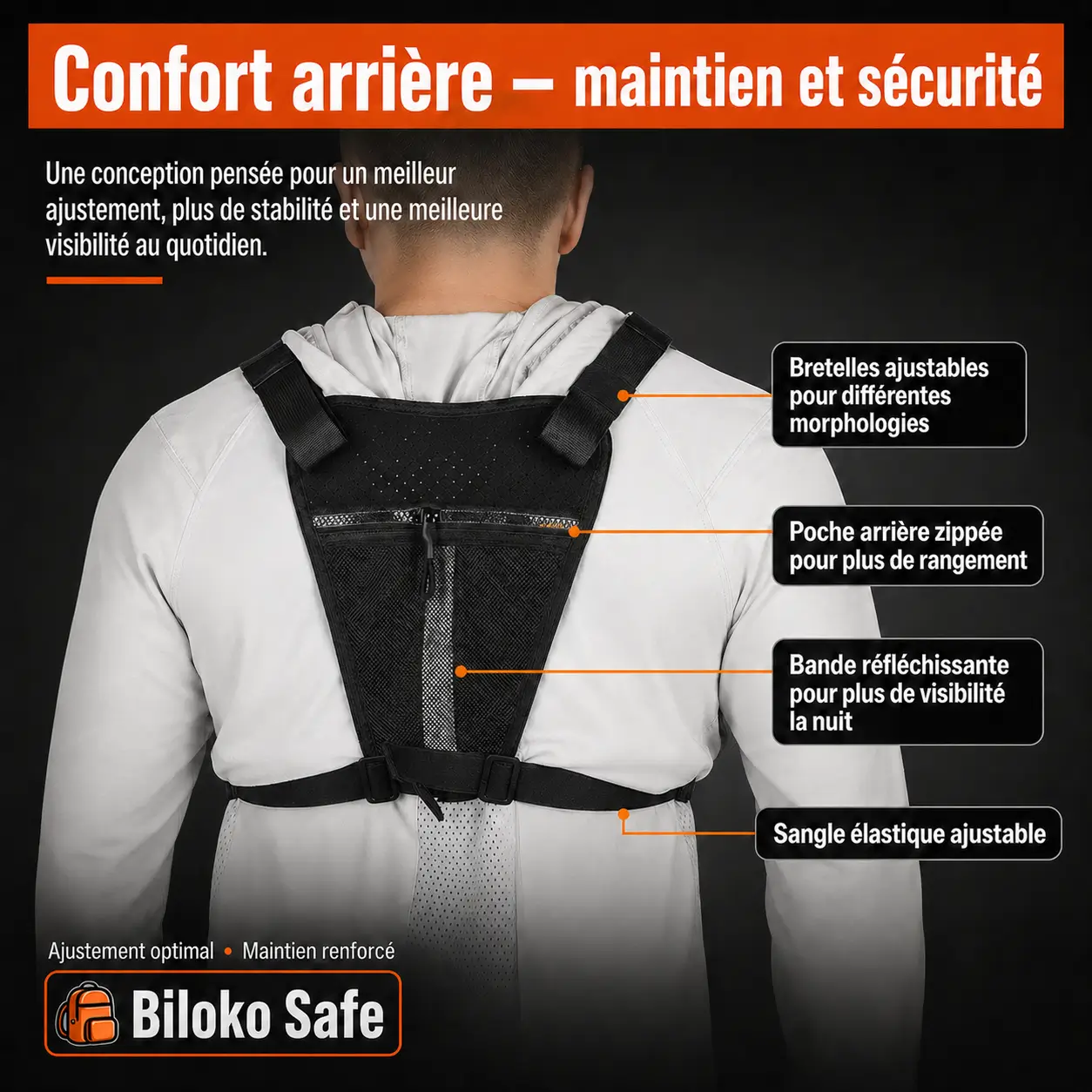 Biloko Safe™, Gardez vos essentiels proches, sécurisés et toujours accessibles.