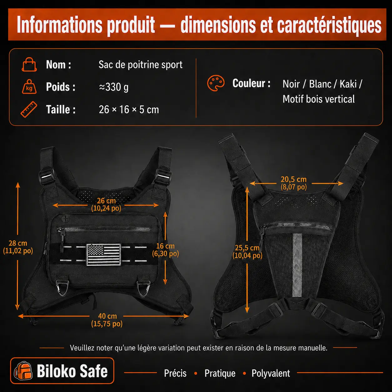 Biloko Safe™, Gardez vos essentiels proches, sécurisés et toujours accessibles.