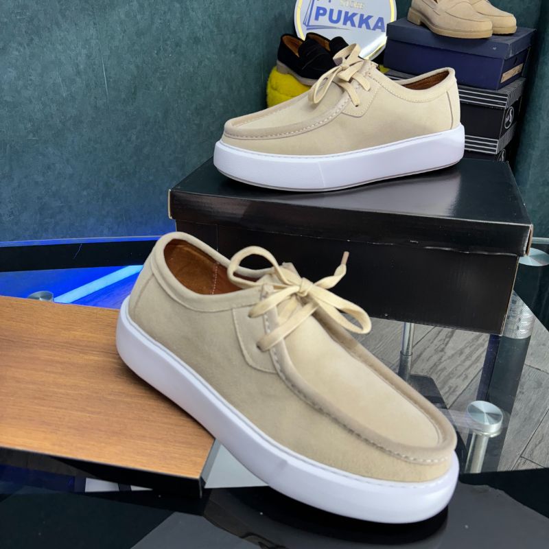 Osaka cuire daim beige