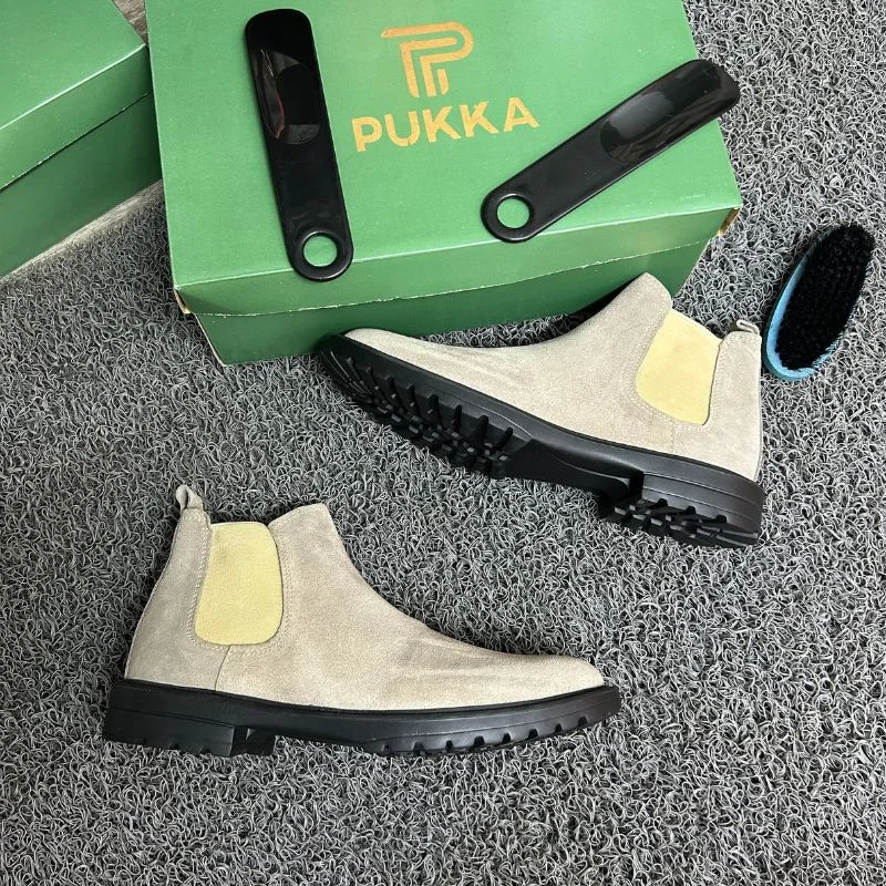 BOTTINE 099 DAIM BEIGE