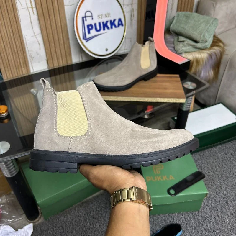 BOTTINE 099 DAIM BEIGE