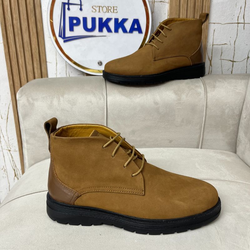 BOTTINE 001 NUBUCK TABAC