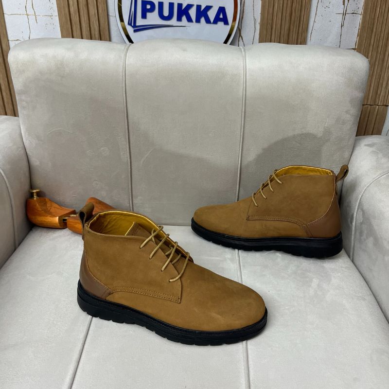 BOTTINE 001 NUBUCK TABAC