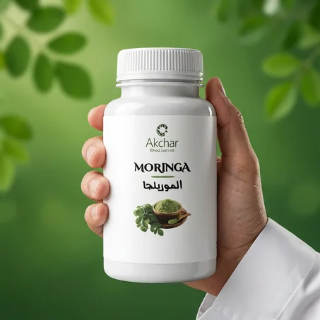مكمل غذائي من كبسولات المورينجا