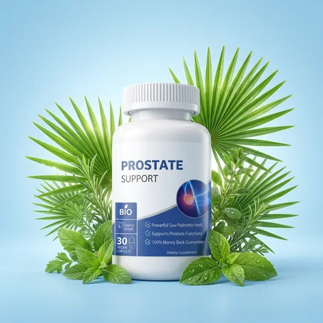 مكمل غذائي نباتي لدعم وظائف البروستاتا
