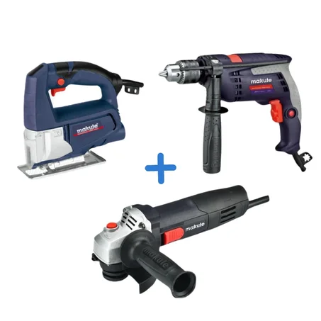 Pack Sauteuse 450W+ Meuleuse 850W + Perceuse 610W