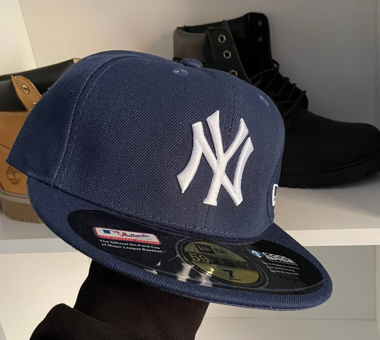 casquette NY bleu
