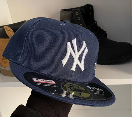casquette NY bleu
