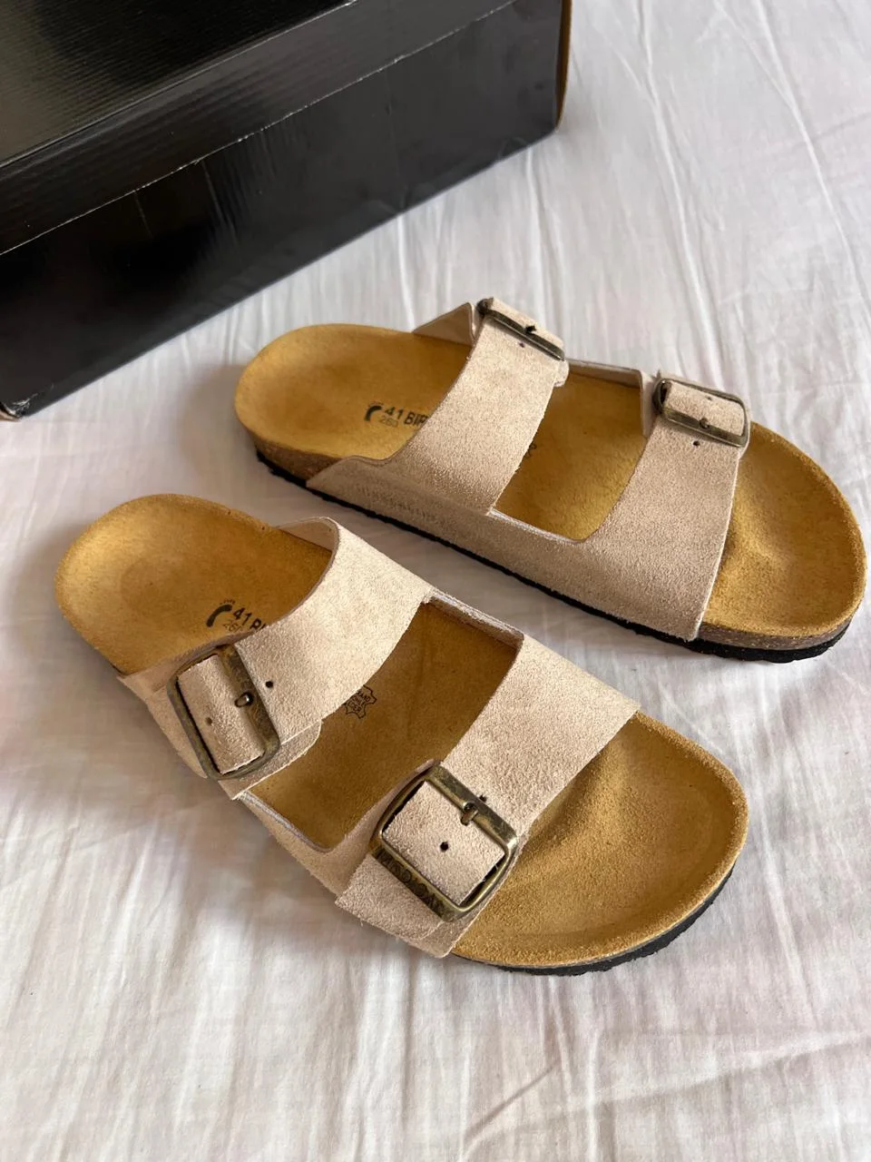 arizona birkenstock couleur taupe