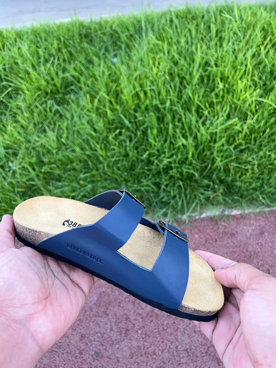 promo sandal birkenstock bleu marine: