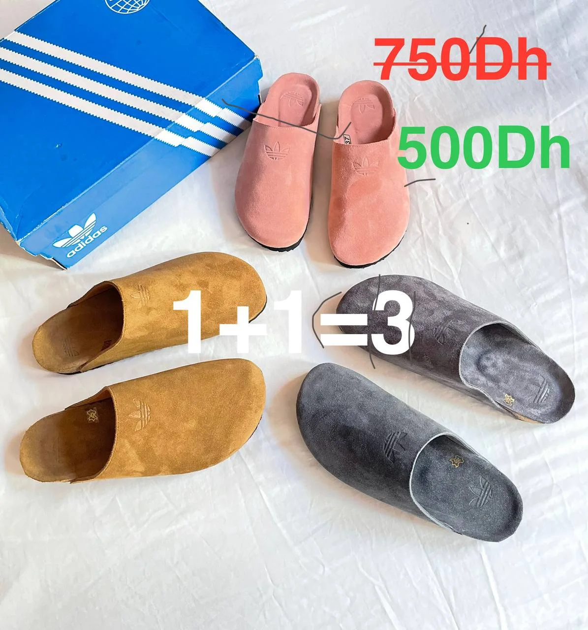promo 1+1=3 sabot adidas gratuit