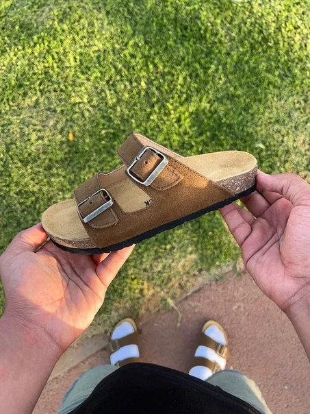 promo sandal birkenstock camel:
