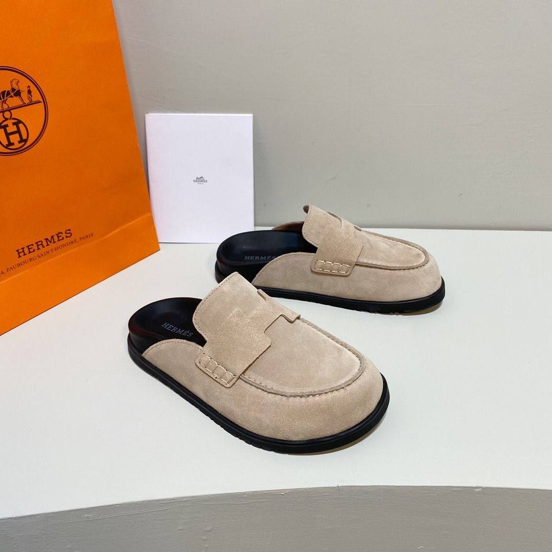 Hermès Go Mule (Beige Nude) (promo 190DH)