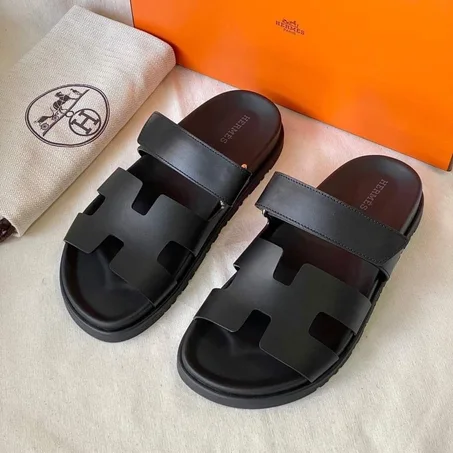 Hermes sandal black