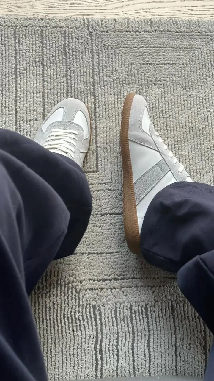 Baskets Maison Margiela gris et blanc