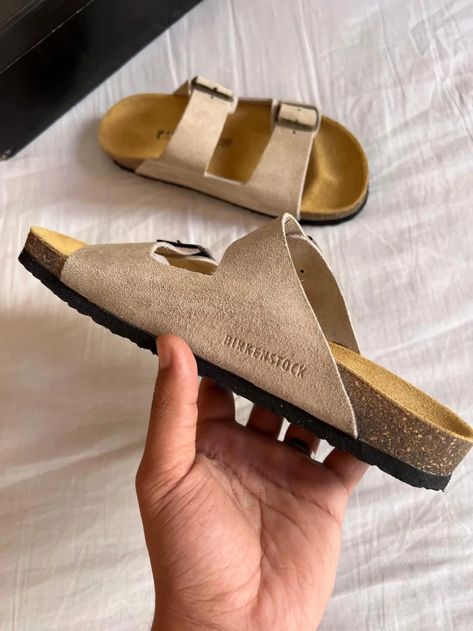 arizona birkenstock couleur taupe