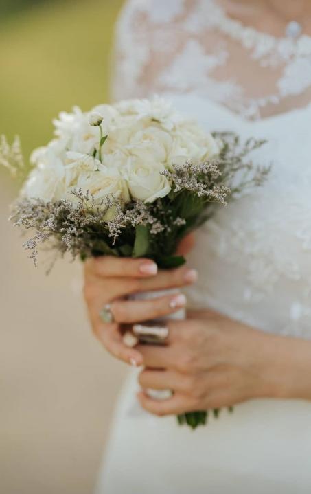 jeté de mariage simple