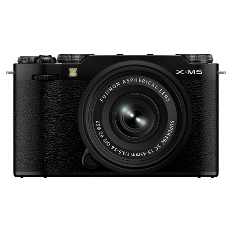 FUJIFILM X-M5 Mirrorless Camera | 26.1MP X-Trans Sensor Kit | XC15-45mm OIS PZ Lens | 2.1 Pounds