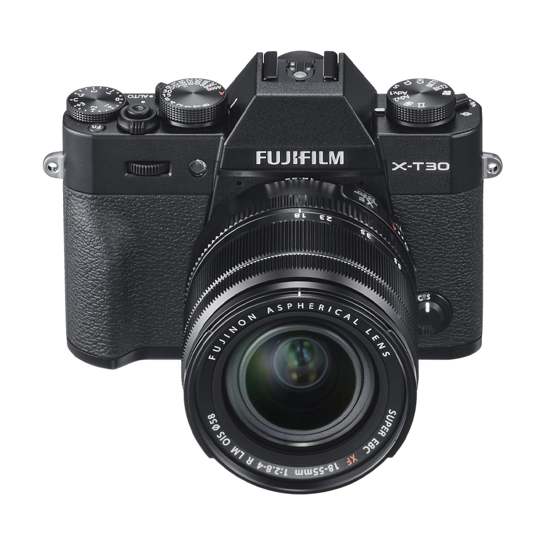 FUJIFILM X-T30 Mirrorless Camera | 26.1MP X-Trans Sensor Kit | XF18-55mm F2.8-4.0 Lens | 383 Grams