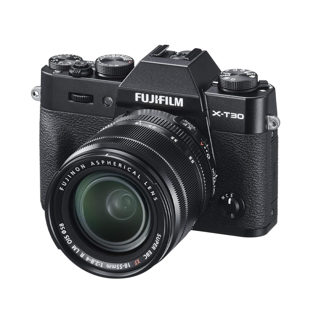FUJIFILM X-T30 Mirrorless Camera | 26.1MP X-Trans Sensor Kit | XF18-55mm F2.8-4.0 Lens | 383 Grams