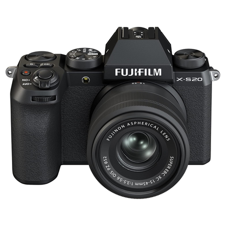FUJIFILM X-S20 Mirrorless Camera | XC15-45mm Lens Kit | 26.1MP & 7-Stop IBIS | 1.1 Pounds