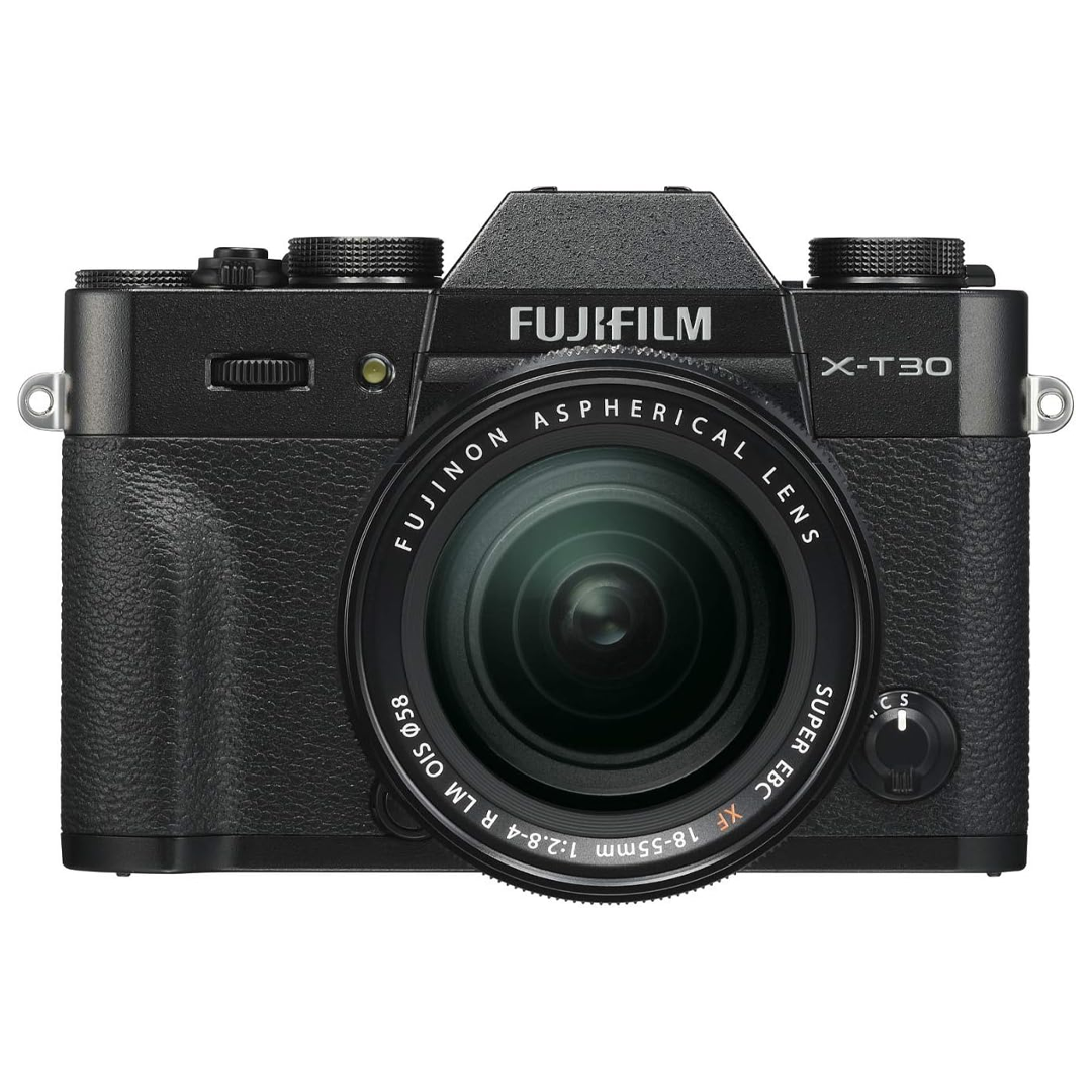 FUJIFILM X-T30 Mirrorless Camera | 26.1MP X-Trans Sensor Kit | XF18-55mm F2.8-4.0 Lens | 383 Grams