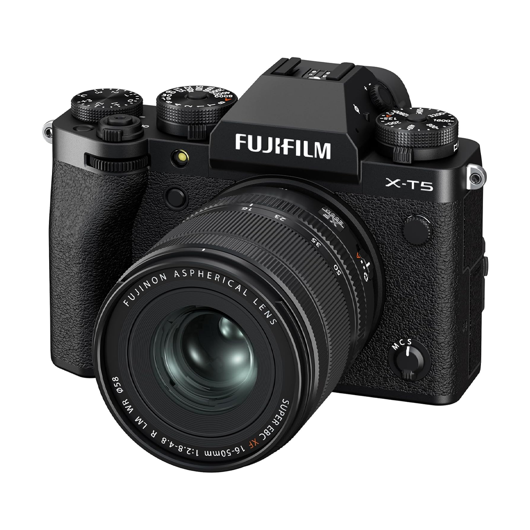 FUJIFILM X-T5 Mirrorless Camera | 40.2MP BSI Sensor | XF16-50mm WR Lens Kit | 557 Grams