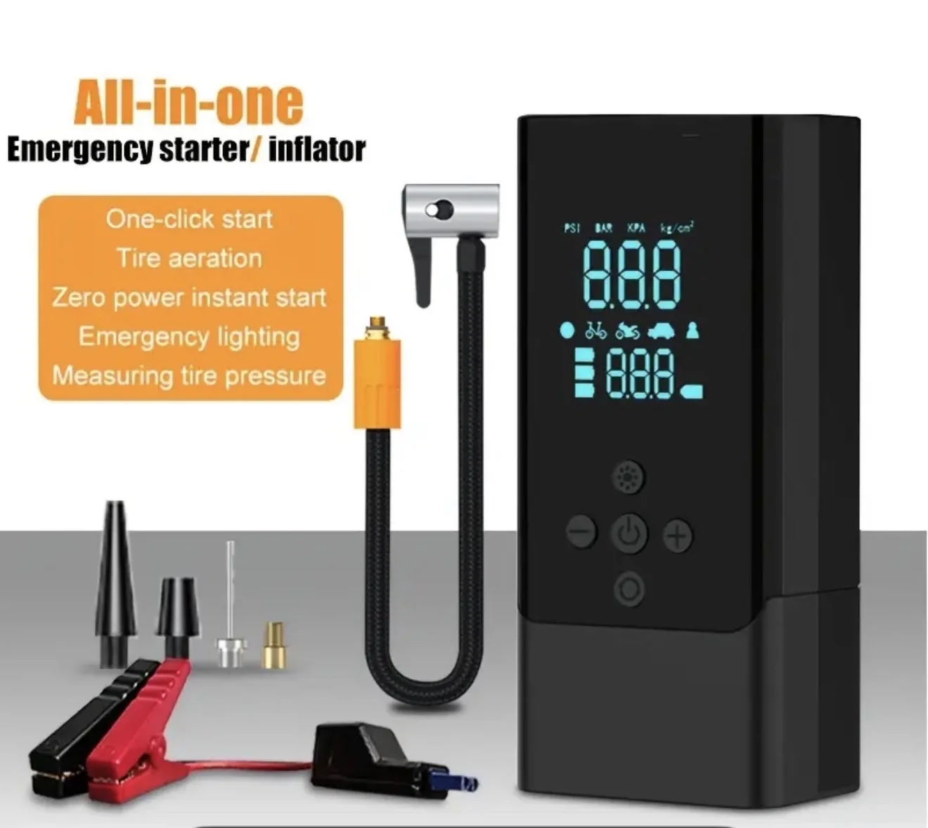 Demarreur et gonfleur