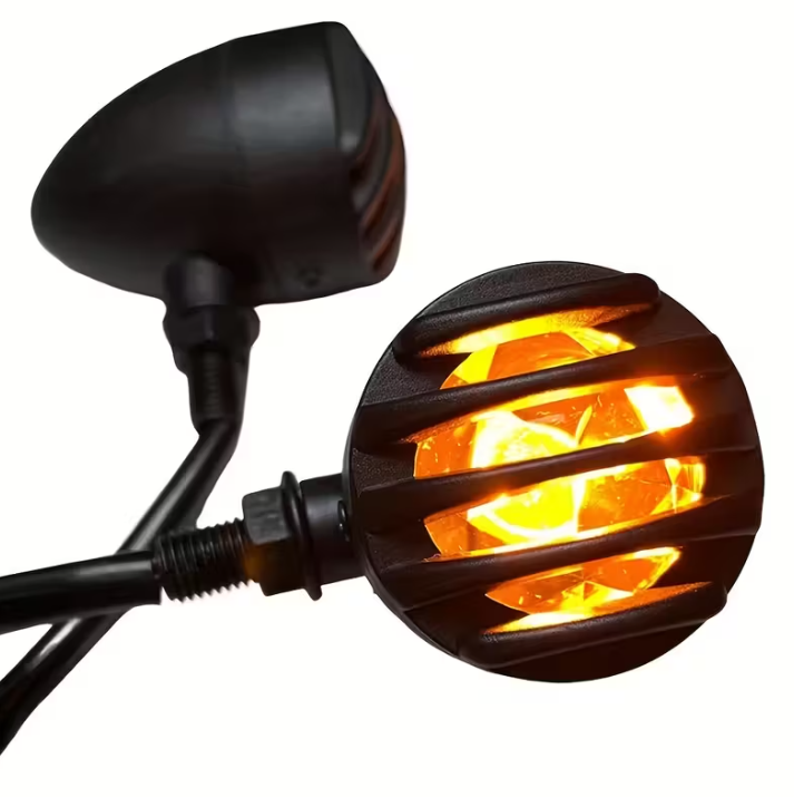 Clignotants V2 (une paire) [Noir rayé]