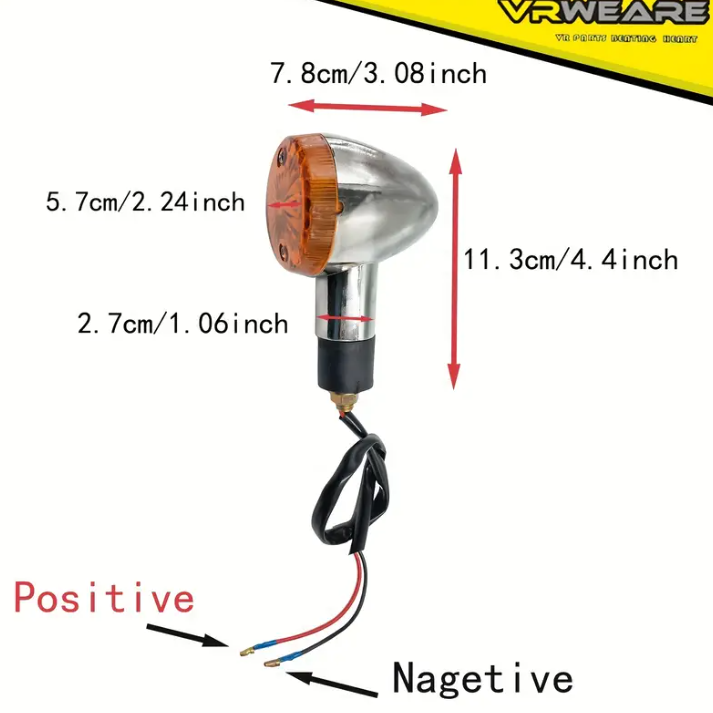 Clignotants classiques (une paire) [Argent]
