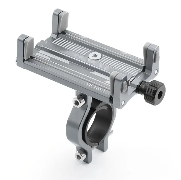 Support de Téléphone pour Moto en Alliage d'Aluminium [Argent]