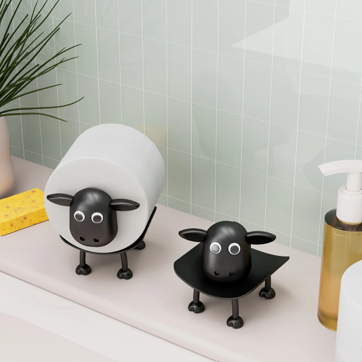 Porte-Papier Toilette Mouton 3D Mignon