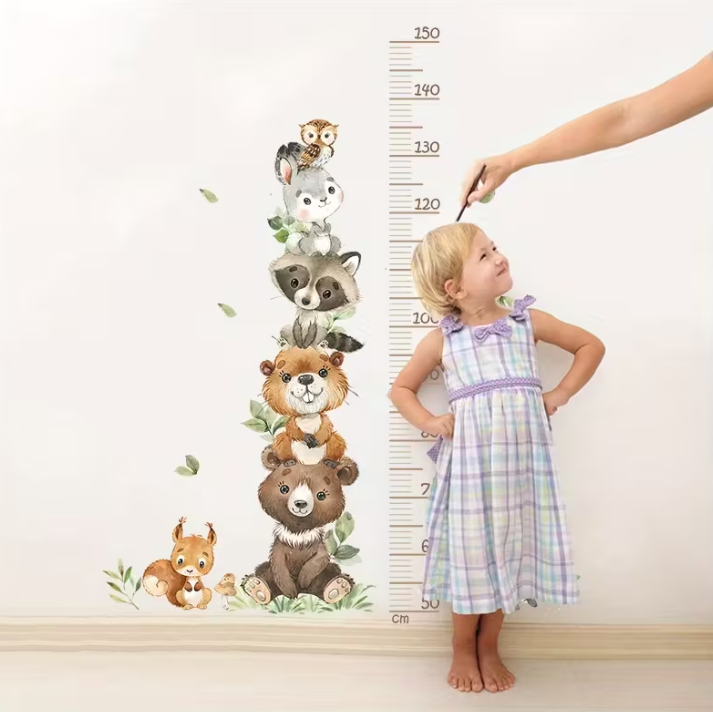 Règle de hauteur avec animaux