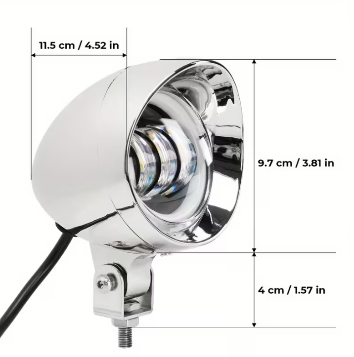 [Sur commande] 1 pèce - Feux de Brouillard LED Universels 12V-25W