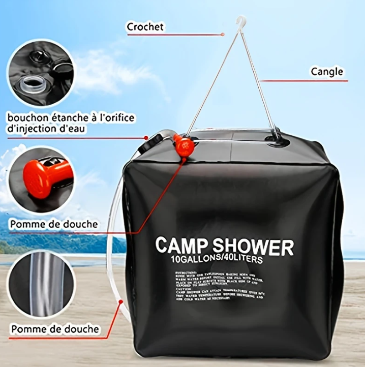 Sac de douche 40L