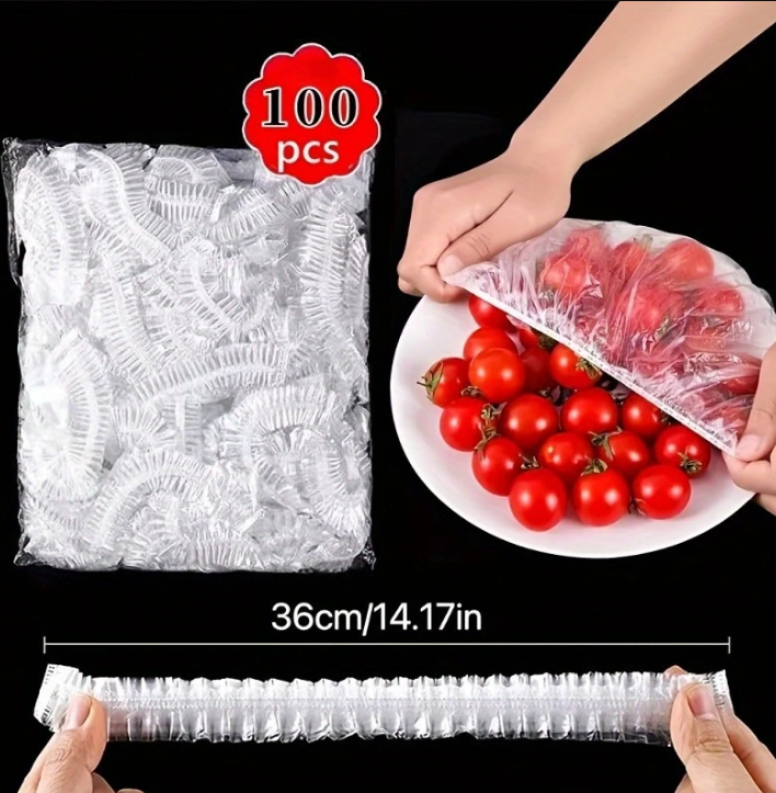 100 pièces - Bonnets de conservation jetable