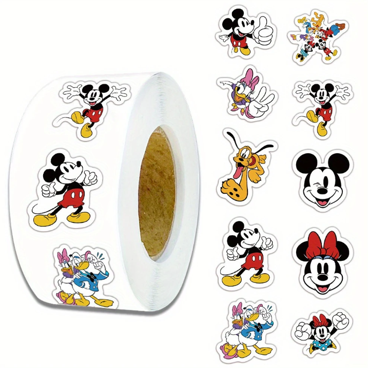 500 Autocollants Créatifs Disney Mickey, Idéaux pour Décorer