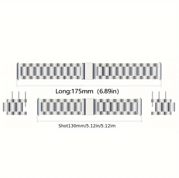 Bracelet 22mm en acier inoxydable