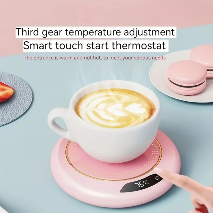 Sous-tasse chauffante