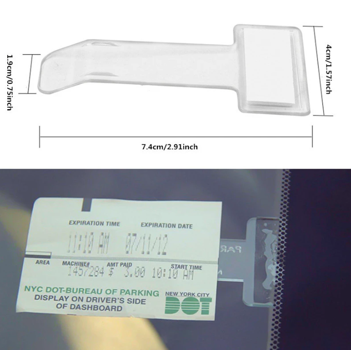 3 pièces - Porte carte/billet de voiture