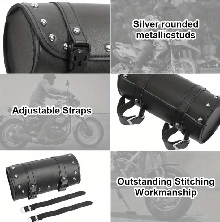 Sac à outil cylindrique 21cm [Noir]