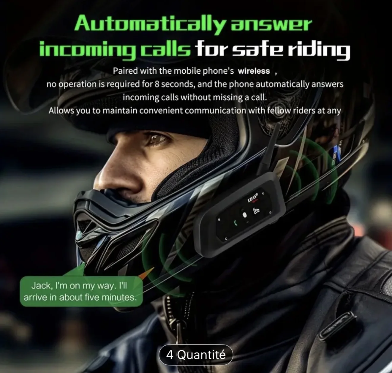 2 pieces Intercoms EJEAS V6 Pro Plus