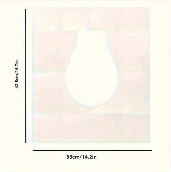 30 pièces - Couvertures de siège de toilette jetables