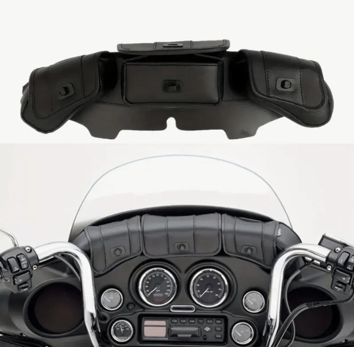 Sac de parebrise à 3 poches