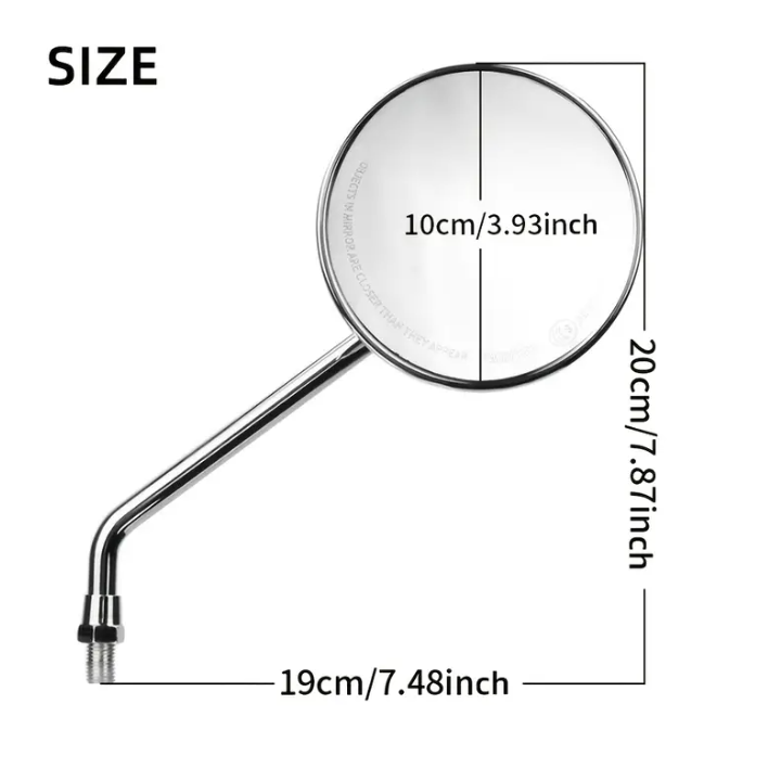 Rétroviseurs ronds [Argent]