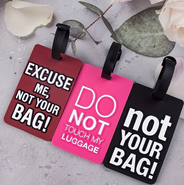 1 pièce - Badge de valise humoristiques 