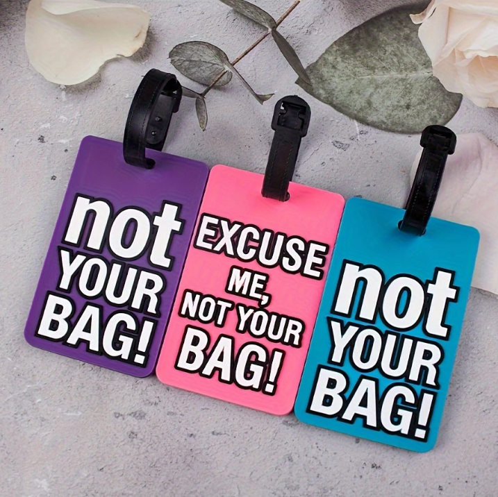 1 pièce - Badge de valise humoristiques 