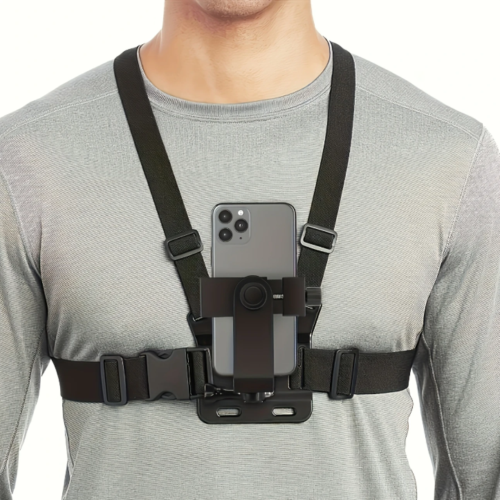 Kit de support pour téléphone portable et caméra (poitrine)