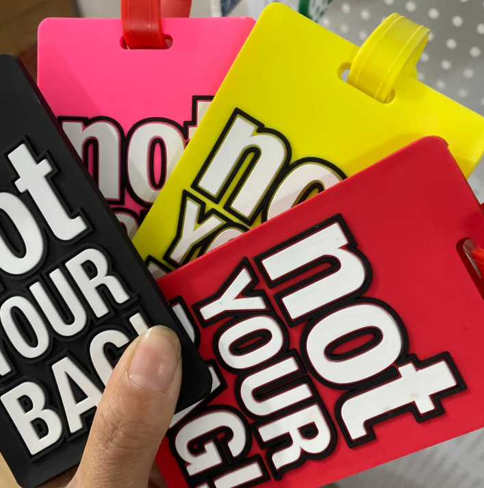 1 pièce - Badge de valise humoristiques 