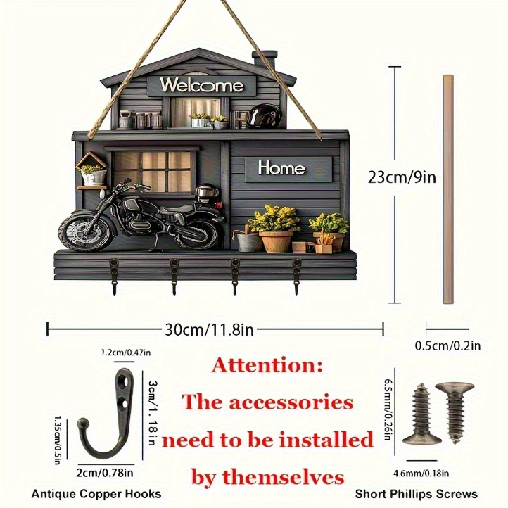 Plaque de bienvenue - Moto